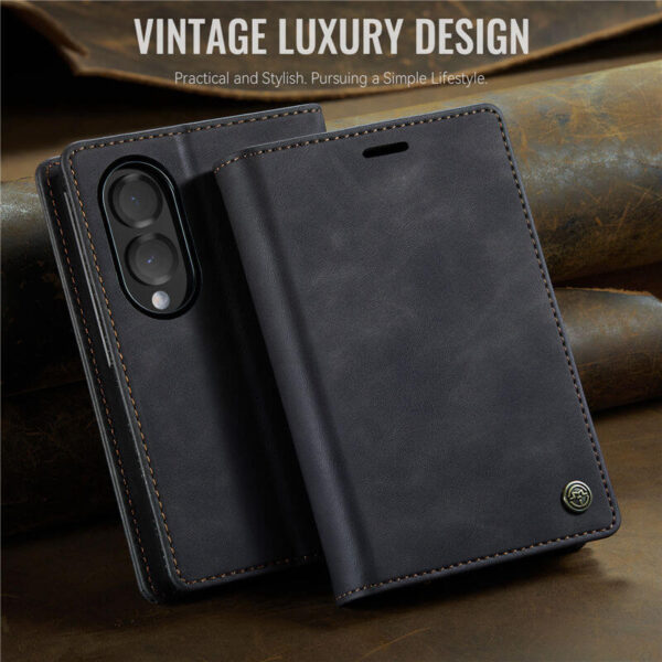 Alternative view of CaseMe Samsung Galaxy Z Fold8 Magnetic Wallet Case with RFID Blocking