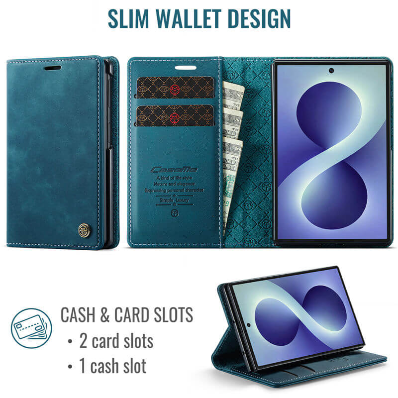 CaseMe Samsung Galaxy Z Fold8 Magnetic Wallet Case with RFID Blocking - Image 3