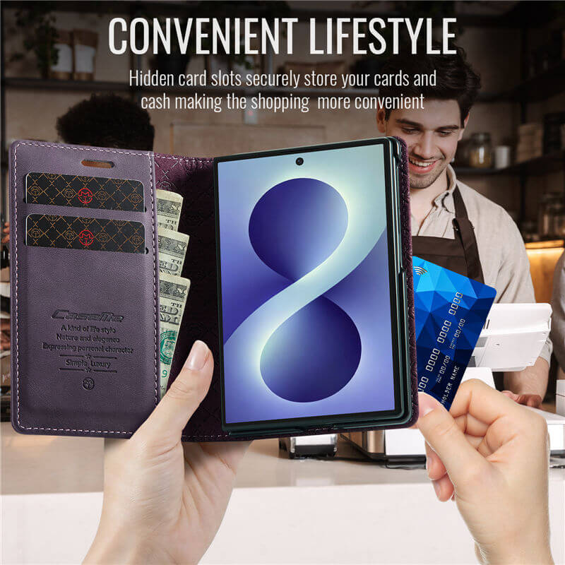 CaseMe Samsung Galaxy Z Fold8 Magnetic Wallet Case with RFID Blocking - Image 5