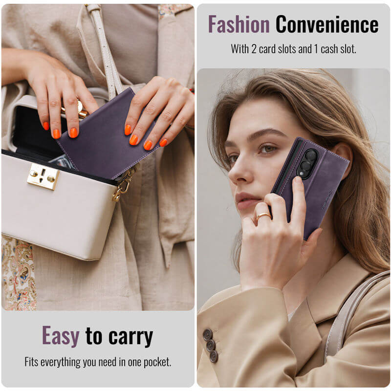 CaseMe Samsung Galaxy Z Fold8 Magnetic Wallet Case with RFID Blocking - Image 10