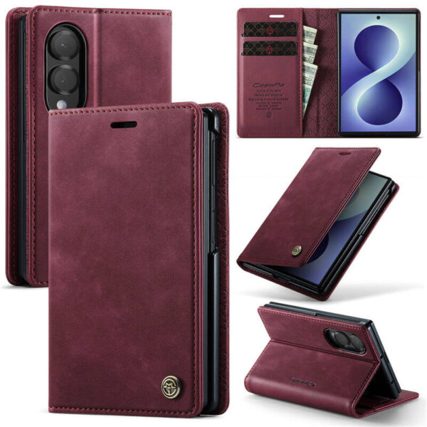 CaseMe Samsung Galaxy Z Fold8 Magnetic Wallet Case with RFID Blocking