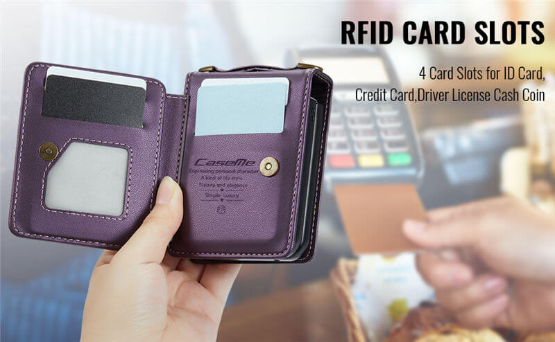 CaseMe Samsung Galaxy Z Flip8 RFID Blocking Card Holder Case