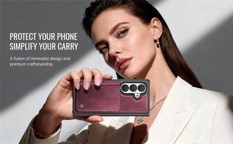 CaseMe Samsung Galaxy Z Fold8 Ultra Detachable Magnetic Wallet Case