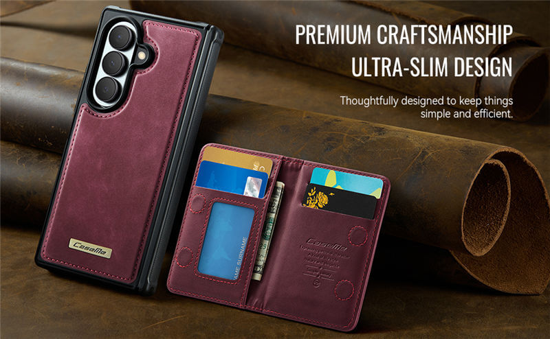 CaseMe Samsung Galaxy Z Fold8 Ultra Detachable Magnetic Wallet Case