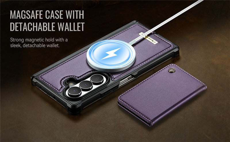 CaseMe Samsung Galaxy Z Fold8 Ultra Detachable Magnetic Wallet Case