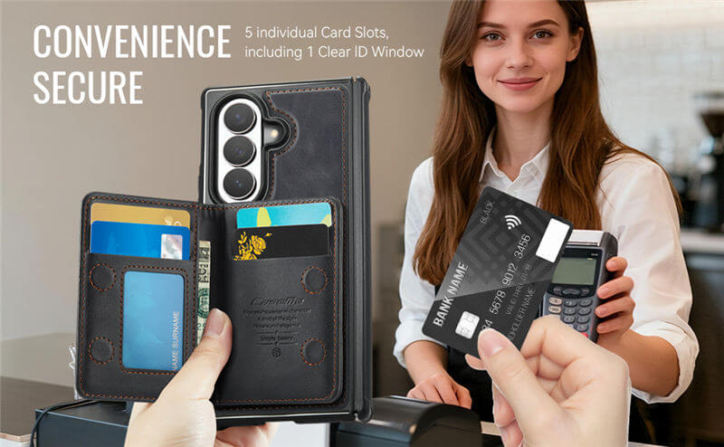 CaseMe Samsung Galaxy Z Fold8 Ultra Detachable Magnetic Wallet Case
