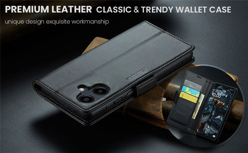 CaseMe Samsung Galaxy A08 RFID Blocking Wallet Case