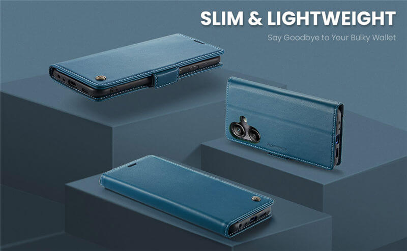 CaseMe Samsung Galaxy A08 RFID Blocking Wallet Case