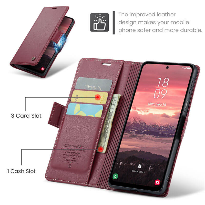 CaseMe Samsung Galaxy A18 Wallet Case