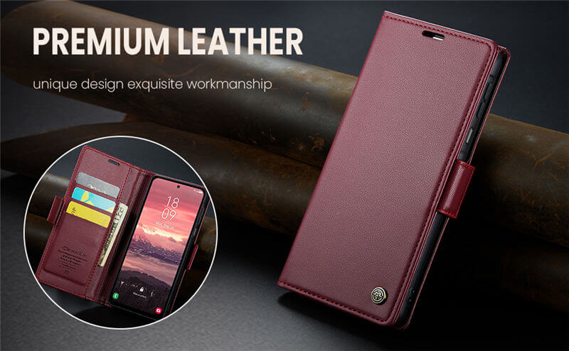 CaseMe Samsung Galaxy A18 RFID Blocking Wallet Case