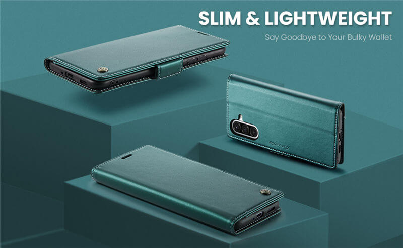 CaseMe Samsung Galaxy A18 RFID Blocking Wallet Case