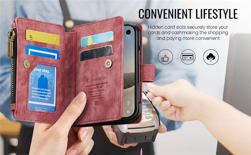 CaseMe iPhone Duo Wallet Case