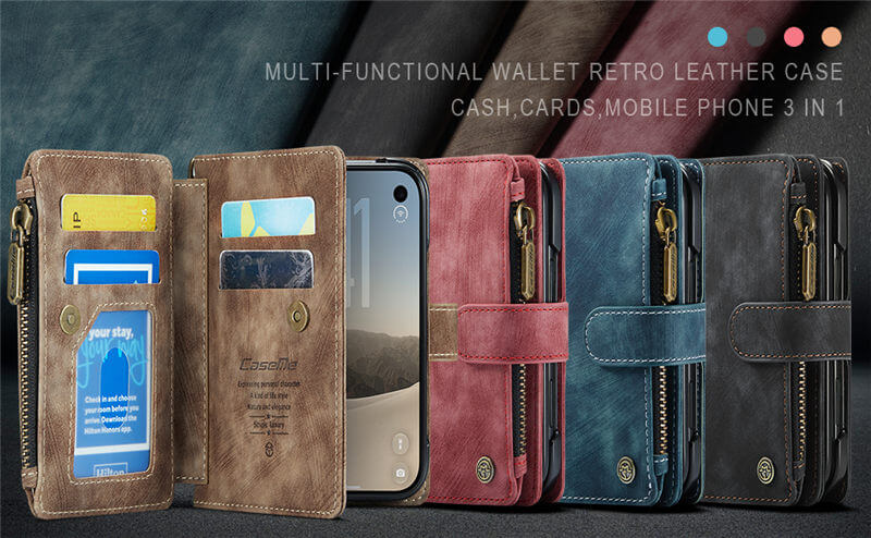 CaseMe iPhone Duo Wallet Case