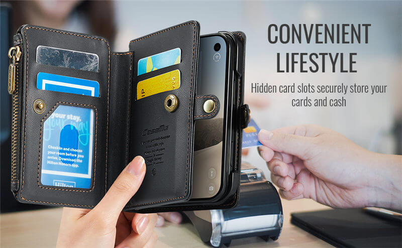 CaseMe iPhone Duo Wallet Case